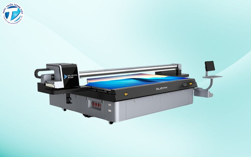 Máy in UV có thể in được trên nhiều loại vật liệu